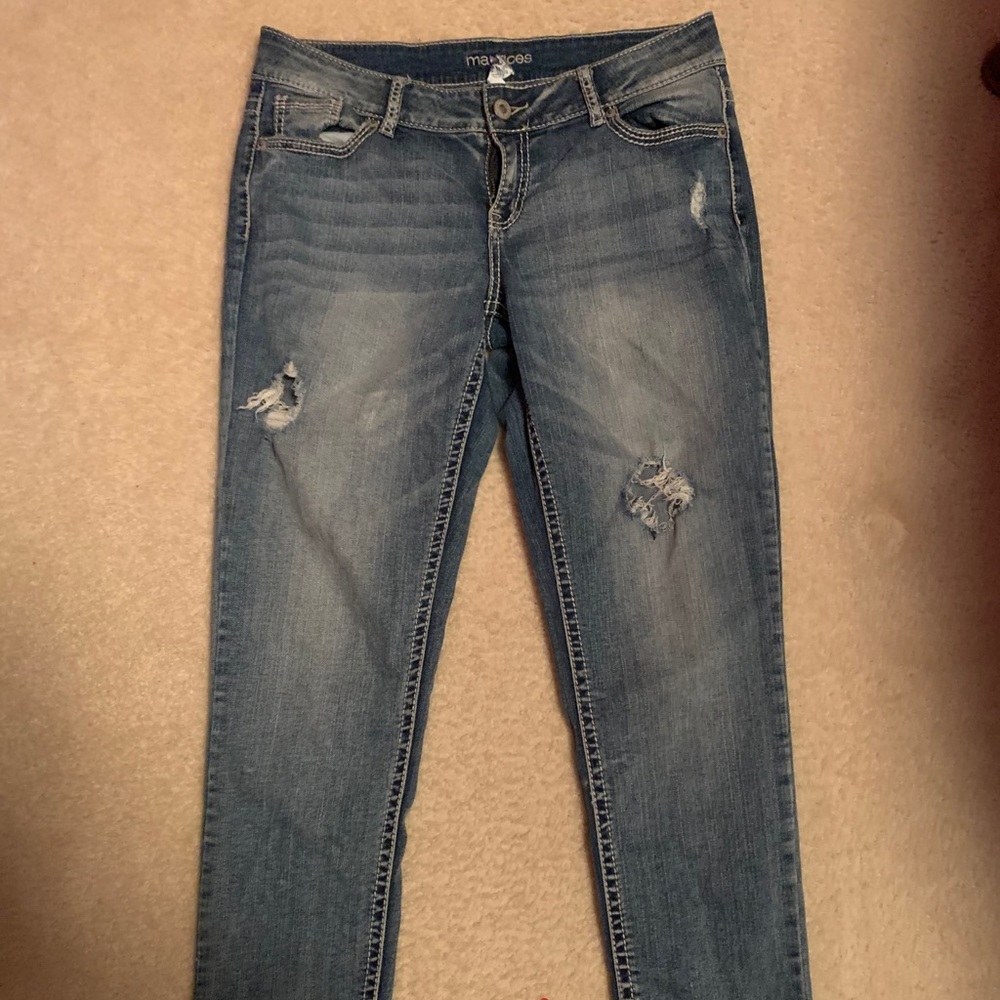 Maurice’s Distressed Skinny Jean